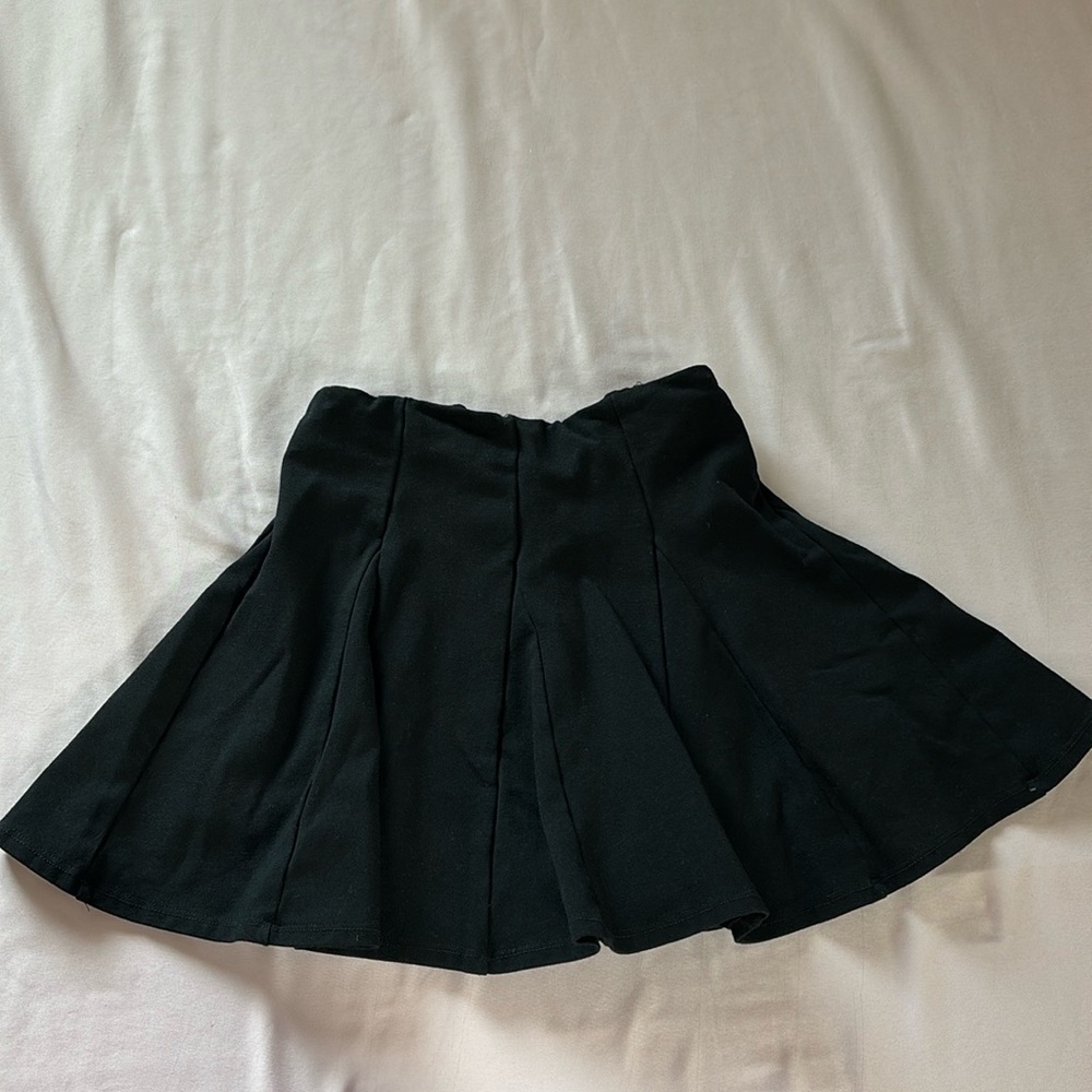 Black skort skirt